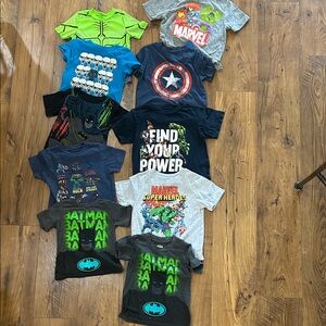 Kids Superhero T-Shirt Bundle
